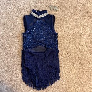 Navy Fringe Costume. Child XS.